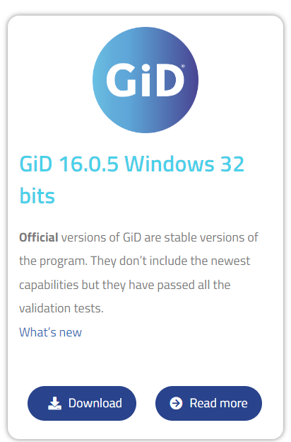 Download GiD v14.0.1 installation files.