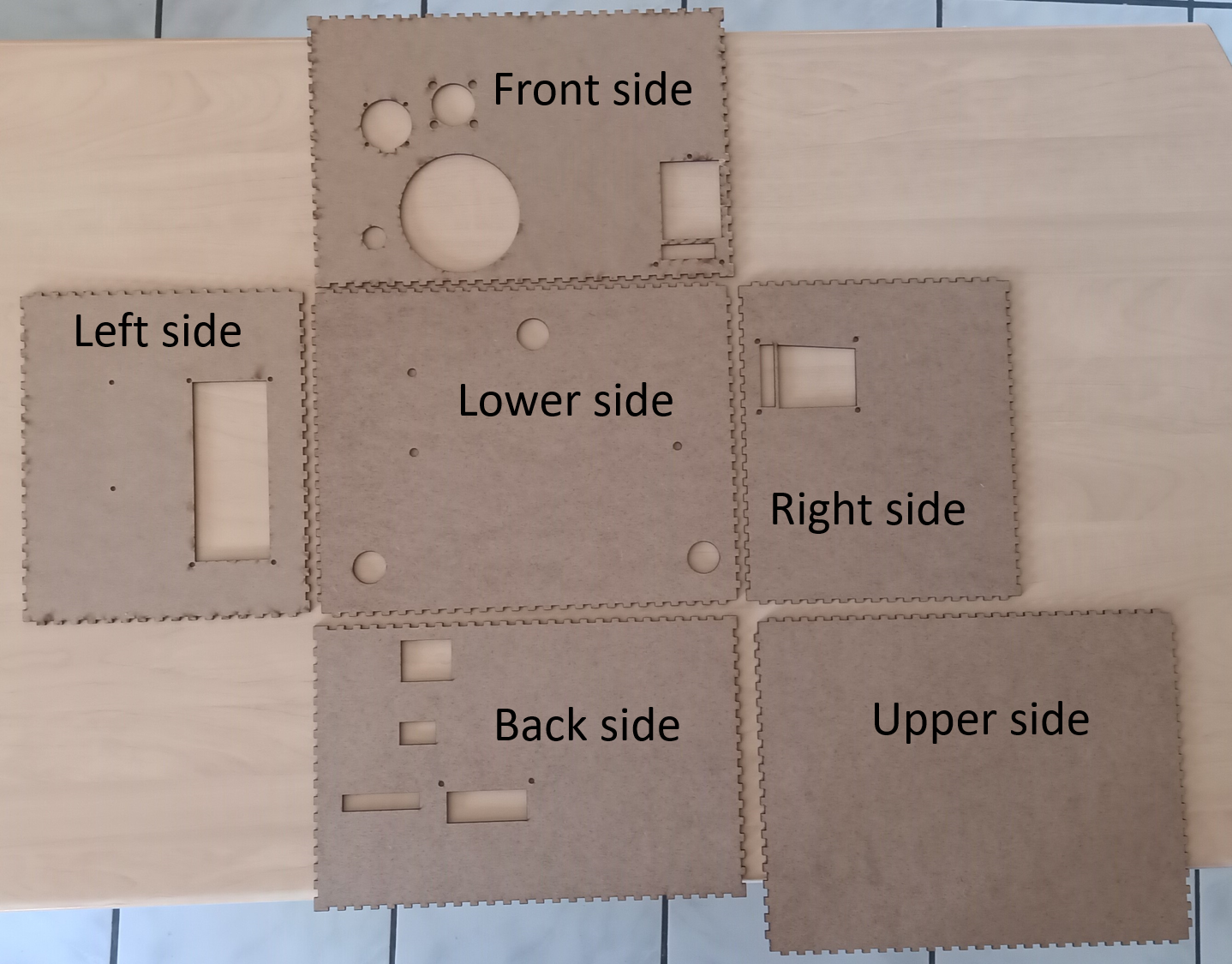 MDF parts