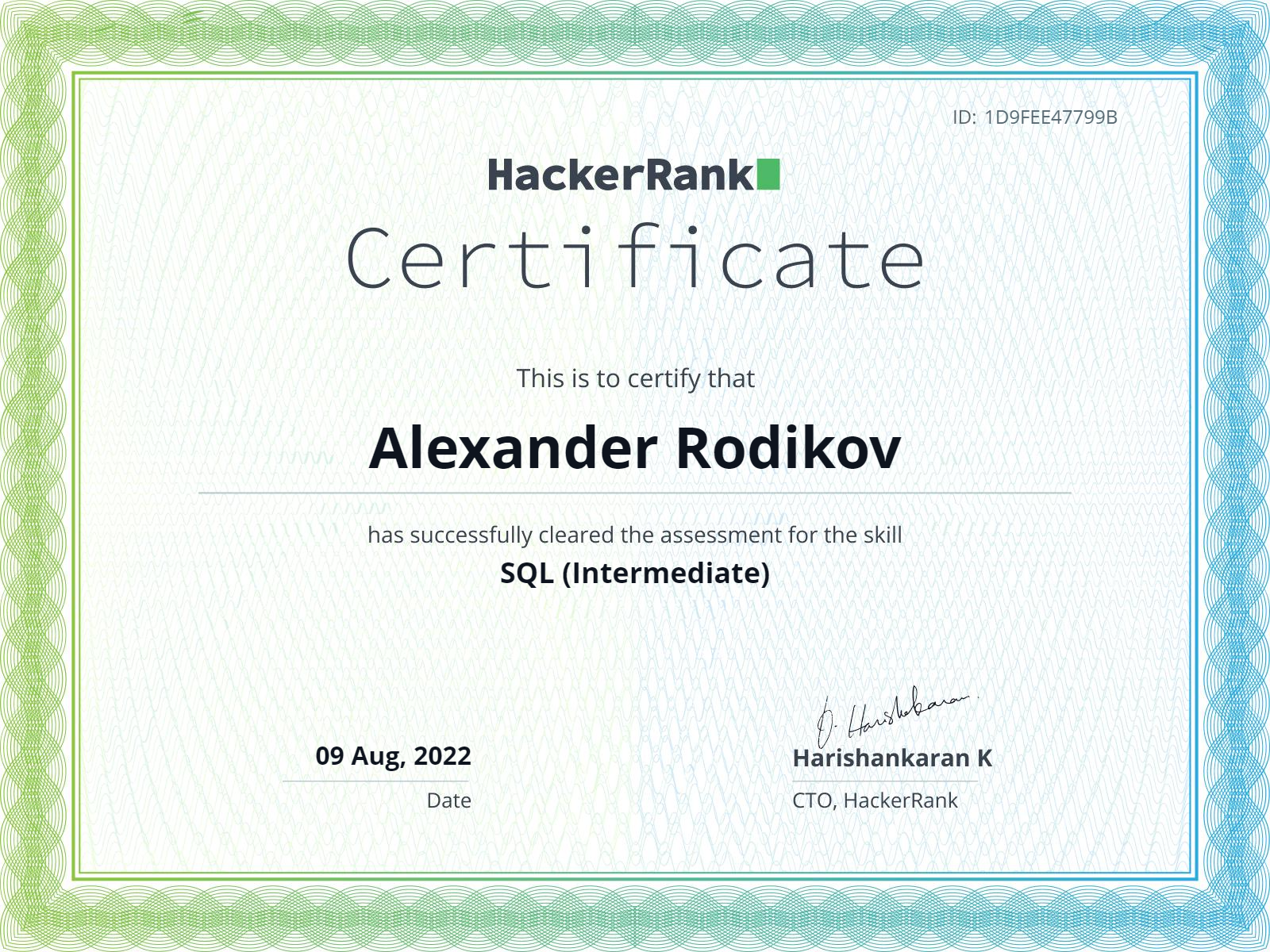 SQL (Intermediate) Certificate.png