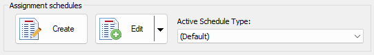 Sound Rota Schedules - Active Schedule Type