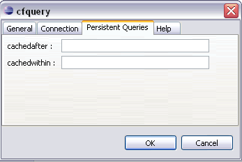 Persistent Queries Tab