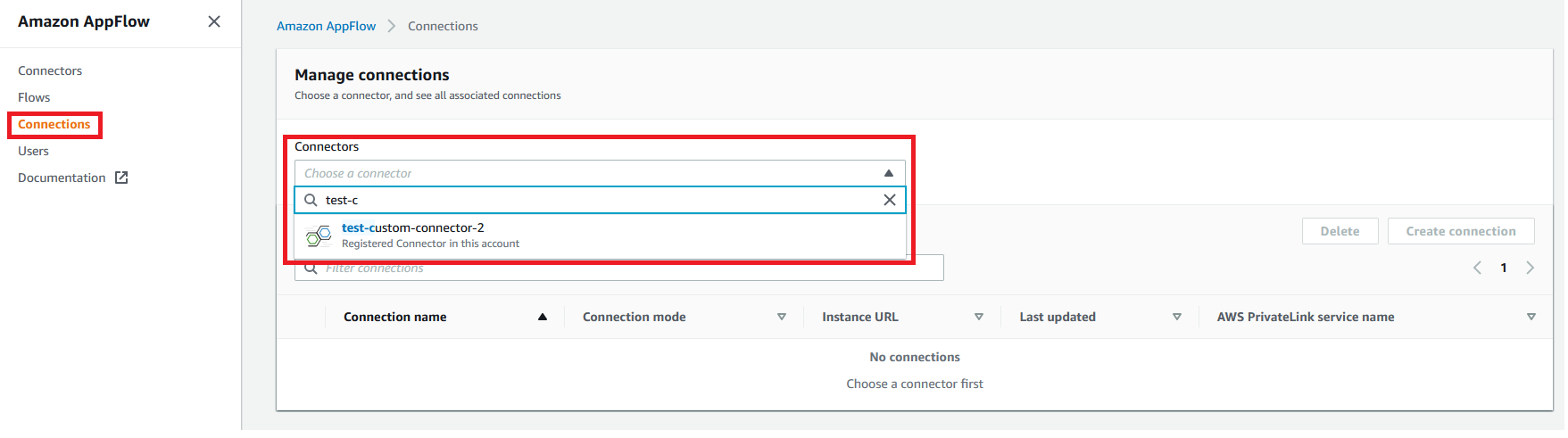 appflow-console-registered-connector.png