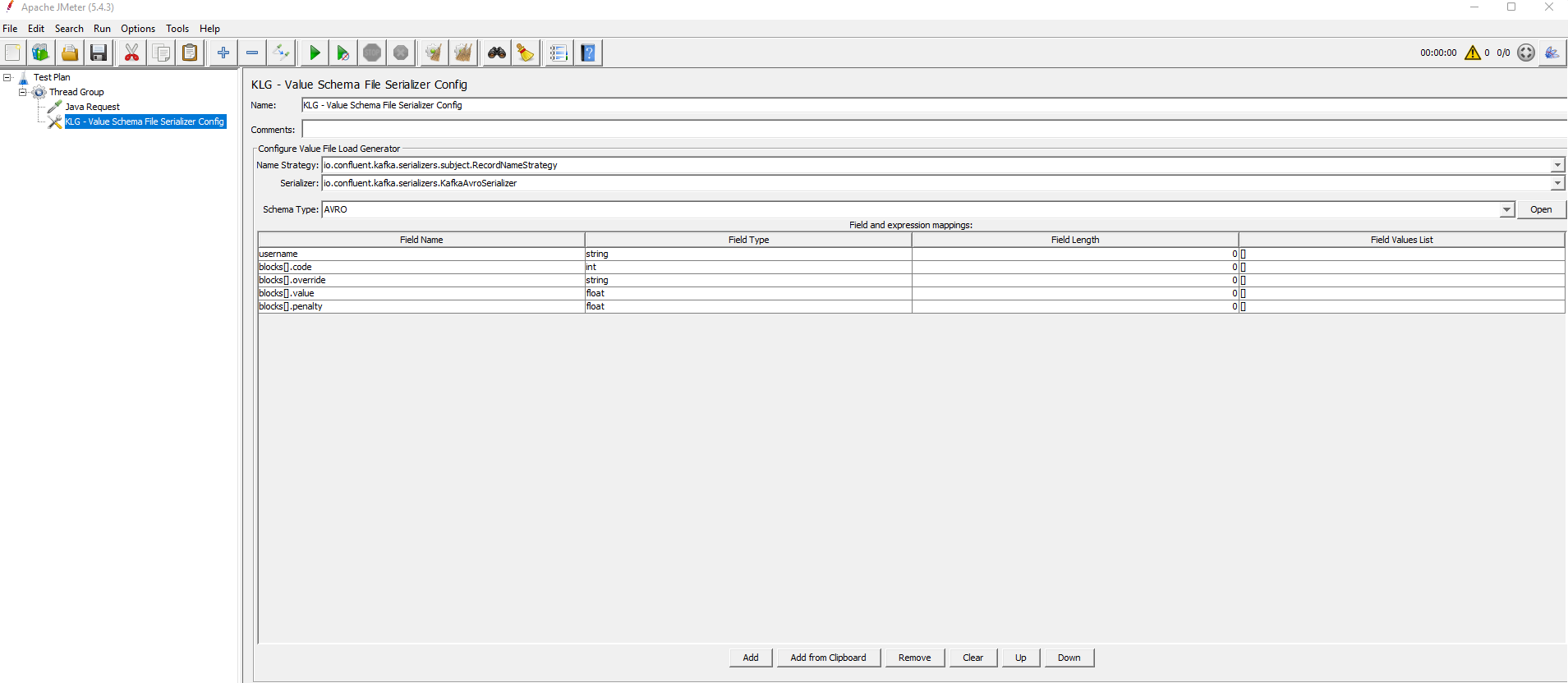 Value Scheme File Serializer Config