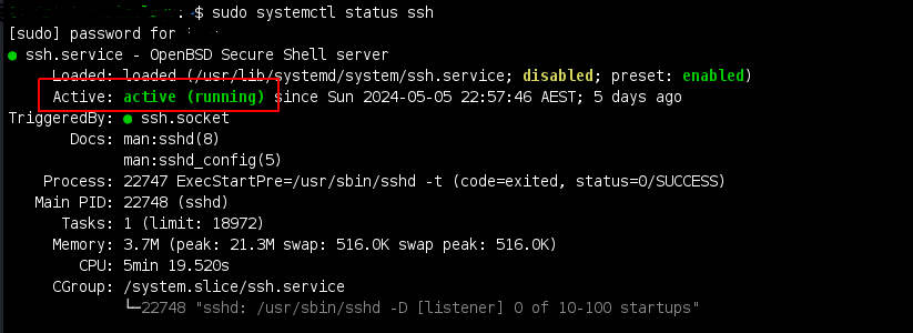 openssh-status.png